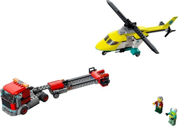 LEGO 60343 Rescue Helicopter Transporter