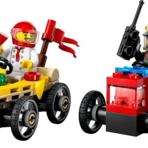 LEGO 60458 Pizza vs. Fire Truck Race Car Pack