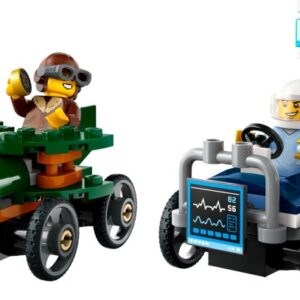 LEGO 60459 Airplane vs. Hospital Bed Race Car Pack