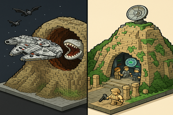 1 sculpture 2 mocs
