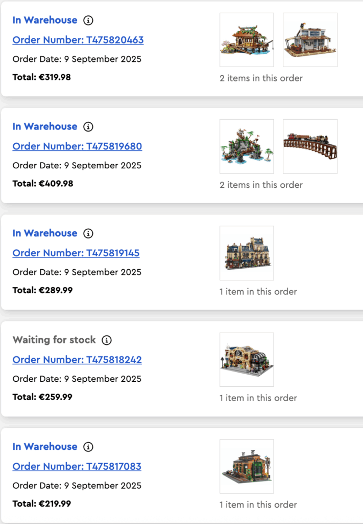 bdp orders