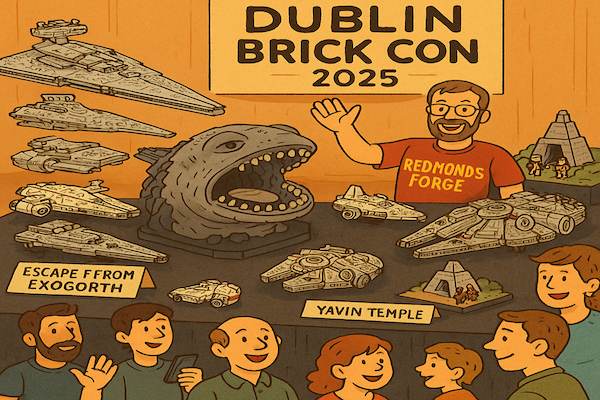 Redmond’s Forge at Dublin Brick Con 2025: Escape from Exogorth Takes Flight